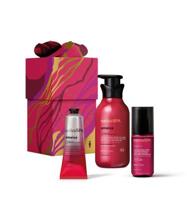 Nativa SPA Plum Moisturizing Gift Set | O Botic rio | Body Lotion Body Splash & Hand Lotion (3pc Kit) - Shop Internationally - Buy Online on GoSupps.com
