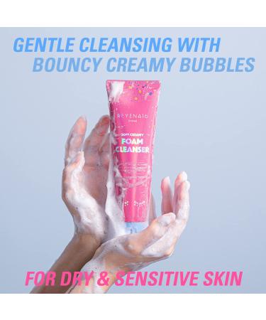 REYENA16 Soft Creamy Foam Cleanser 5.07 oz - Moisturizing Face Wash with Aloe & Cica for Sebum Control & Pore Refinement - Dermatologist Tested - Buy Online on GoSupps.com