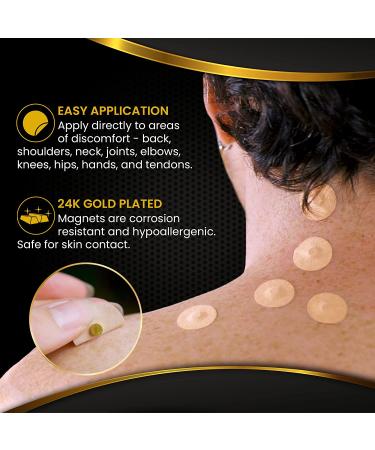 MagnetRX Acupressure Magnetic Patches - Ultra Strength Healing Magnets for Pain Relief - 20 Pack, 3500 Gauss - Buy Online on GoSupps.com