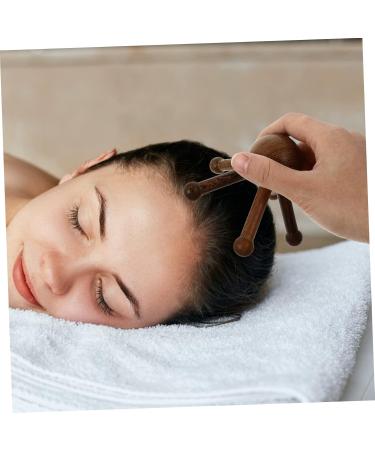 Beavorty 6 STK Wooden Massage Device - Five Claws Hand Massager & Thai Massage Tool for Scalp Relief - Buy Online on GoSupps.com