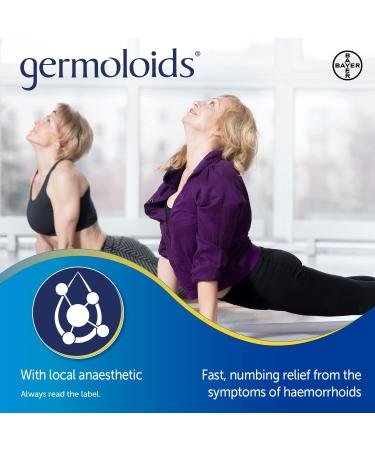 Germoloids Haemorrhoid & Piles Treatment Ointment - Triple Action Anaesthetic Relief - 55ml - Buy Online on GoSupps.com