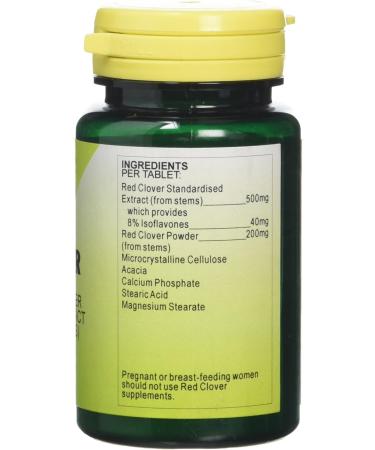 Health Plus Red Clover Supplement - 40mg Isoflavones for Women's Health - 30 Tablets - Buy Online on GoSupps.com