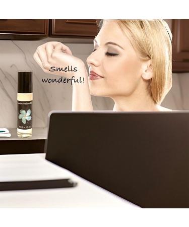 2 Pack Jasmine Oil for Skin Hair & Nails - Multi-Use Body Oil & Roll-On Perfume | Coconut Massage Oil - 3.4 Fl oz & 10ml - Buy Online on GoSupps.com