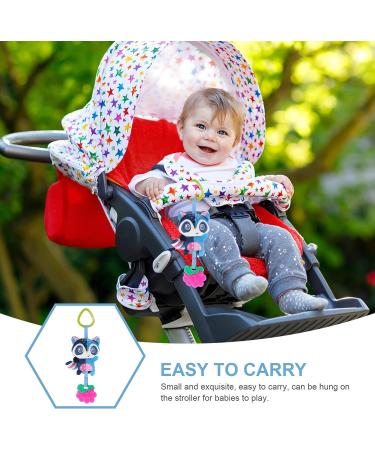 ORFOFE Silicone Grinding Teether Pendant Molar Bell for Baby Teething - Blue 26X8CM - Buy Online on GoSupps.com