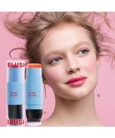 Women's Blush Stick | Lightweight Cream Texture Multi-Use Double Ended Long-Lasting Instant Color - Multifunctional Daily Use Versatile Beauty - Buy Online on GoSupps.com