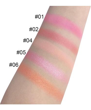  Erinde Erinde Blush Powder Delicate and Long Lasting Blush with Fine Shine Easy to Blend Silky Texture Shine & Natural Makeup Finish #04 - Buy Online on GoSupps.com