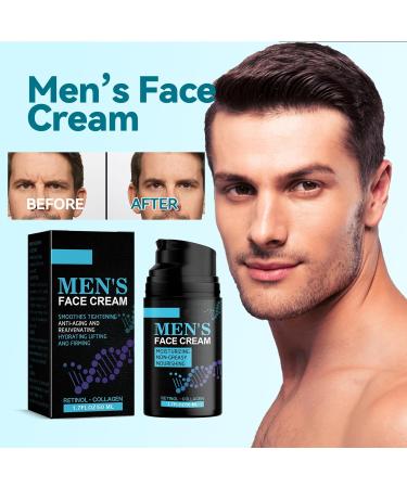 KOAHDE Retinol Anti-Age Cream for Men Retinol Men's Face Cream Retinol Anti-Wrinkle Cream for Men Men's Anti-Aging Anti-Wrinkle Cream Anti-Wrinkle Face Cream with Hyaluronic Acid and Pro-Retinol 50ML - Buy Online on GoSupps.com