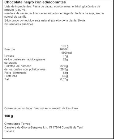  Torras Stevia Toasts - Dark Chocolate Bar 100g 60% Cocoa - Buy Online on GoSupps.com
