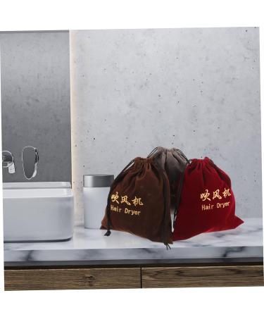 FRCOLOR 12 Pcs Hair Dryer Storage Bag Travel Wine Bag Drawstring Storage Pouch Hair Dryer Bags Cosmetic Bag - Buy Online on GoSupps.com