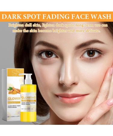 Turmeric Face Wash 100% Organic Turmeric Glow Scrub for Deep Cleaning Remove Makeup Brightens and Firms Skin Helps to Reduce Acne and Dark Spots(100ml) - Buy Online on GoSupps.com