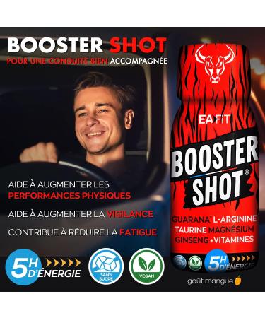 Eafit Booster Shot 20x60ml Energy shooters 80 mg caffeine per shot Mango - Buy Online on GoSupps.com