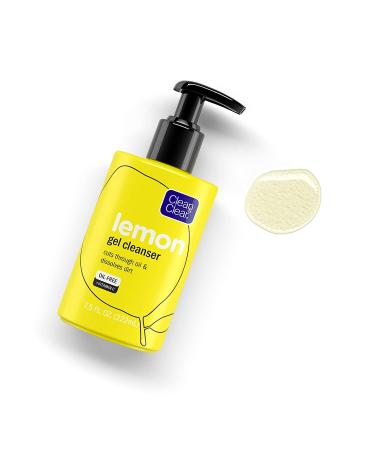 Clean & Clear Brightening Gel Facial Cleanser with Vitamin C & Lemon Extract - 7.5 oz - Buy Online on GoSupps.com