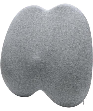Lumbar Support Pillow | Breathable Lumbar Support Cushion Soft Sponge Auto Seat Back Support for Driving Seat Summer Ergonomic Design Gray - Buy Online on GoSupps.com
