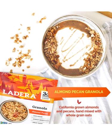Ladera Granola | Almond Pecan Granola | Low Sugar | Gluten Free & Vegan | Granola Breakfast | Healthy Snack | 11 oz Almond Pecan 11 Ounce (Pack of 1) - Buy Online on GoSupps.com