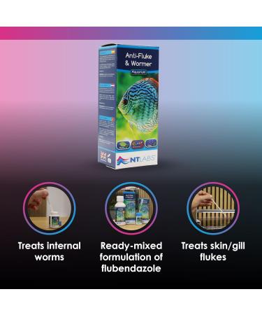 NT Labs Aquarium Anti-Fluke and Wormer Tropical/Coldwater Medicine - 20ml - Buy Online on GoSupps.com