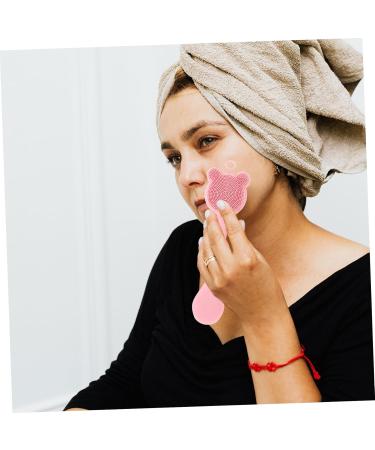 Beaupretty Face Cleansing Scrubber Face Scrubber 15.5x4.5x1.5cm Pink - Buy Online on GoSupps.com