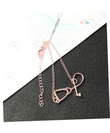 CALLARON 4 Pcs Earth Tones Miss Friendship 3.4X2CMx2pcs Rose Goldx2pcs - Buy Online on GoSupps.com