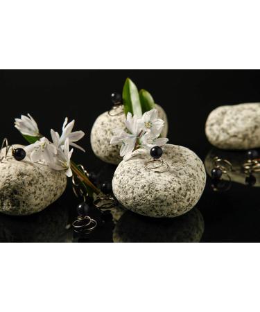 10 x Pearl Curlies - Black Hair Accessories for Brides - 8mm Bridal Hair Set - Buy Online on GoSupps.com