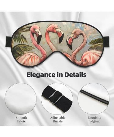 Buy Four Flamingos Sleep Mask | Adjustable Breathable & Fashionable Eye Mask for Ultimate Comfort International Shipping Available - Buy Online on GoSupps.com