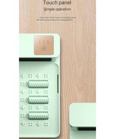 Caulo Foot Massager with Heat - Heated Kneading Foot Warmer | Gift for Men Women Mom Dad - Cozy Green Comfort - Buy Online on GoSupps.com