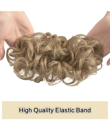 Sofeiyan Hair Part Hair Tie Updos - Wavy Messy Chignon Hairstyles & Extensions for Women | Strawberry Blonde & Bleached Blonde Mix (60g) - Buy Online on GoSupps.com