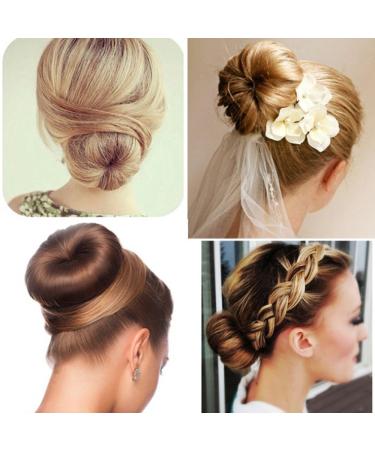 MLMSY Donut Hair Bun Aid Light Brown & Dark Brown | Perfect for DIY Hair Styling - Buy Online on GoSupps.com