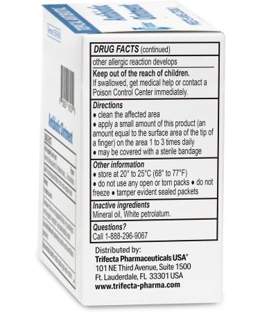 Globe (25 Packets First Aid Antibiotic Ointment 0.9g Single Packet First Aid Kit for Minor Scratches Wounds Cuts and Burns Prevents Infection Travel Size - Buy Online on GoSupps.com