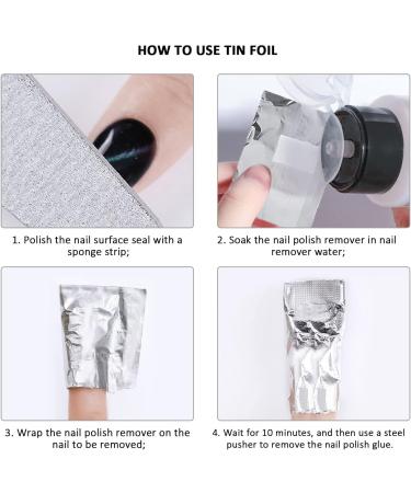  CQQNIU 10 Pieces Nail Remover Clips (5 Colors) and 50 Sheets Nail Polish Remover Nail Polish Remover Kit UV Gel Remover Kit - Buy Online on GoSupps.com