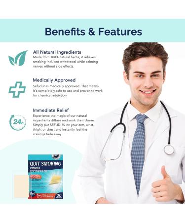 Quit Smoking Patches Step 3 (7mg) - 24 Hour Transdermal System for Effective Smoking Cessation - Buy Online on GoSupps.com