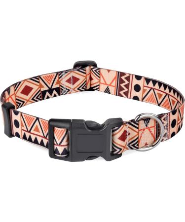 Mihqy Adjustable Dog Collar - Soft & Comfortable Bohemian Flower Design for Small Medium & Large Dogs (XS: 20-30 cm 1.5 cm) - International Shipping Available - Buy Online on GoSupps.com