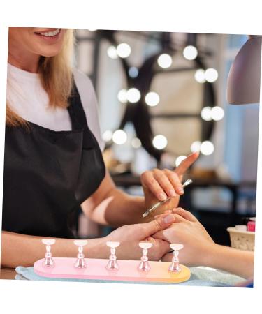 FRCOLOR 4 Sets Nail Practice Holder Nail Art Manicure Practice Nail Stands Diy Display Stands for False Nail Tip Nail Decoration Creative Nail Display Plastic Fixture Cosmetic - Buy Online on GoSupps.com