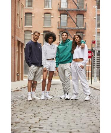 Champion Men's Reverse Weave Pullover Sweatshirt | Best Crew Sweatshirt for Men - C Logo | X-Large Oxford Gray - Buy Online on GoSupps.com