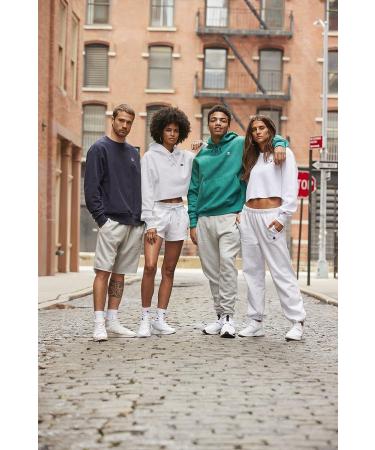 Champion Men's Reverse Weave Pullover Hooded Sweatshirt - Best Hoodies for Men - C Logo - Black - Buy Online on GoSupps.com