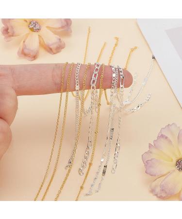 NICENEEDED 12 Strips Metal Nail Art Chains Nail Jewelry Chains with Box Silver Gold Nail Chains Punk Nail Charms Nail Ornaments Nail Jewels Nail Art Studs for Manicure Decoration - Buy Online on GoSupps.com