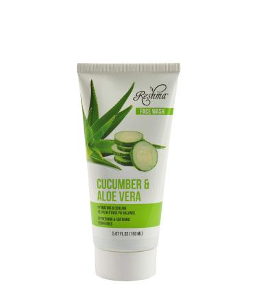 Reshma Beauty face wash  Cucumber & aloe vera  5.07 Fluid Ounce Cucumber & Aloe Vera 5.07 Fl Oz (Pack of 1)