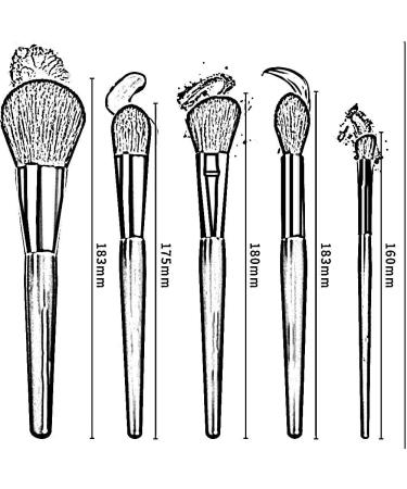 Makeup Brush Makeup Brush Set Suitable for Foundation Concealer Eyeshadow Eyeliner Blush Multifunctional Brush Sets - Buy Online on GoSupps.com