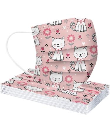 Honian 50PC Christmas Disposable Face_Mask for Adults Women Men with Winter Cute Colored Design Holiday Theme 3ply Breathable (#26) - Buy Online on GoSupps.com