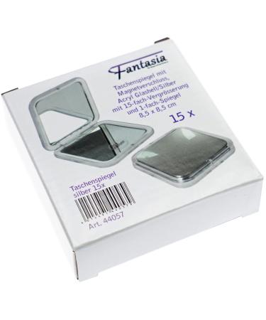 Buy Fantasia Pocket Mirror Acrylic/Silver - Stylish & Compact Perfect for Travel | International Shipping Available - Buy Online on GoSupps.com
