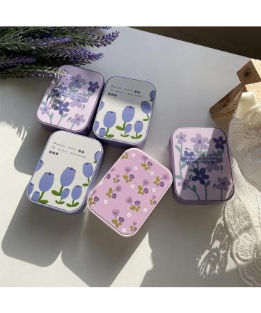 Agoneir Contact Lens Container Travel Set - Portable Storage Box with Tweezers Mirror & Solution - Everyday Use in Violet - 81x60x22mm - Buy Online on GoSupps.com