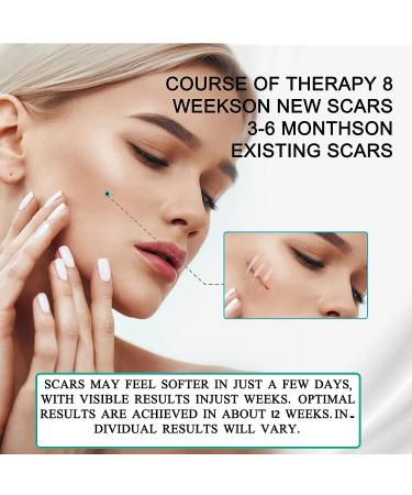 Medical Grade Silicone Scar Sheets - 1.6x120 Inch (7 Month Supply) for Surgery, C-section, Keloid & Burn - Safe & Painless Scar Removal - Buy Online on GoSupps.com