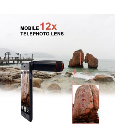Apexel 12x Optical Zoom Telephoto Lens for iPhone 6 - White | Hard Case Included - Buy Online on GoSupps.com
