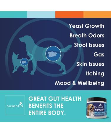 Probiotic Miracle for Cats & Dogs - 120 Scoops - Stop Diarrhea, Loose Stool, and Yeast - Buy Online on GoSupps.com