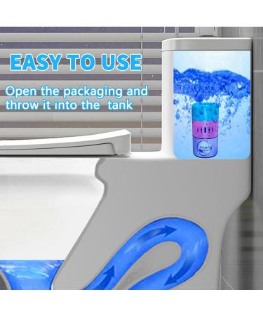 MMIOFANT Automatic Scented Toilet Bowl Cleaner Bottle 2 pack Long Lasting Bathroom Toilet Tank Cleaner Pods Tablets In Bottles With Powerful Cleaning (Jasmine 2 Pack) - Buy Online on GoSupps.com
