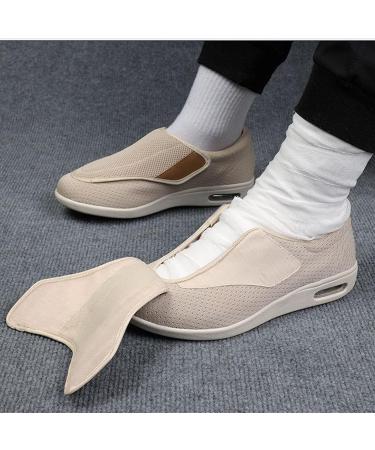 Adjustable Diabetic Slippers for Edema | Lightweight & Extra Wide | Anti-Skid, Durable & Warm | Ideal for Swollen & Arthritic Feet - Grey, Size 36 - Buy Online on GoSupps.com