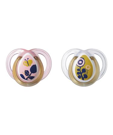 Tommee Tippee Moda Pacifiers - BPA-Free Silicone Binkies for 0-6m - 2-Count - Buy Online on GoSupps.com