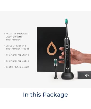 PerioSciences LED Electric Toothbrush | Rechargeable Sonic Toothbrush with Light Therapy for Teeth Whitening | Optimal Oral Care - International Shipping Available - Buy Online on GoSupps.com