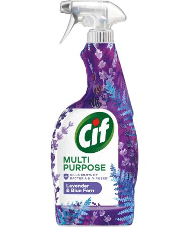 Cif Lavender & Blue Fern Multipurpose Cleaner Spray eliminates 99.9% of bacteria & viruses all purpose cleaner 6x 750 ml - Buy Online on GoSupps.com