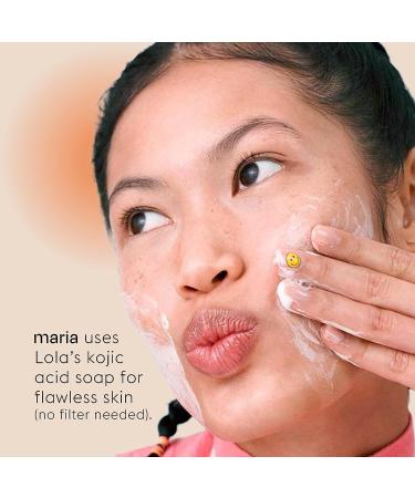 Lola Skincare Kojic Acid Soap with Turmeric, Orange Oil, and Papaya Extract for Skin Whitening & Brightening - Buy Online on GoSupps.com