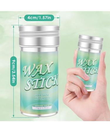2Pcs Hair Wax Stick Edge Control Slick Stick Long Lasting Non-Greasy Hair Finishing Wax Stick Portable Broken Hair Styling Wax Stick Hair Shaping Cream Wax for Flyaways by AnWoor(Diagram) - Buy Online on GoSupps.com