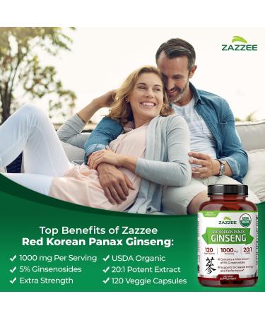 Zazzee Organic Holy Basil and Korean Panax Ginseng Extract Capsules | 10:1 Tulsi Holy Basil Extract Plus 20:1 Ginseng Supplement | Adaptogen Support Bundle - Buy Online on GoSupps.com